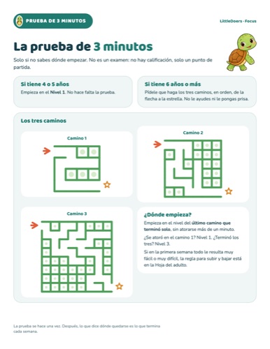 Prueba de 3 minutos